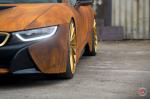 BMW i8 Austin Mahone Rusted by MetroWrapz on Vossen Wheels (VPS-305T) 2016 года